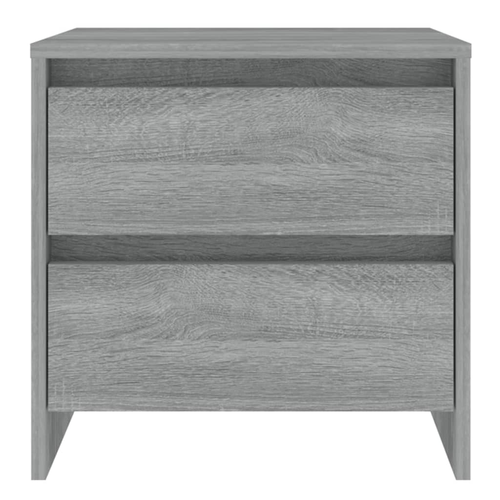 Table de chevet sonoma gris 45x34,5x44,5 cm bois d’ingénierie - XIOS