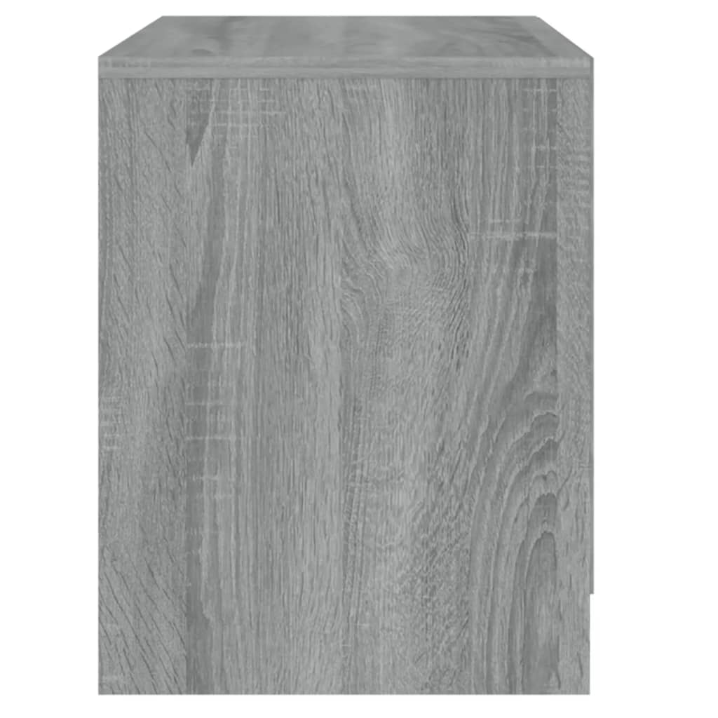 Table de chevet sonoma gris 45x34,5x44,5 cm bois d’ingénierie - XIOS