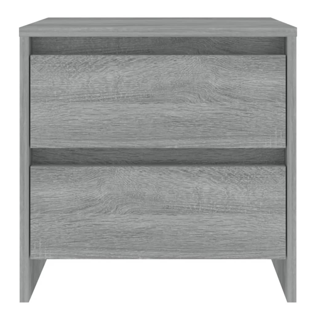 Tables de chevet 2 pcs sonoma gris 45x34,5x44,5 cm - XIOS