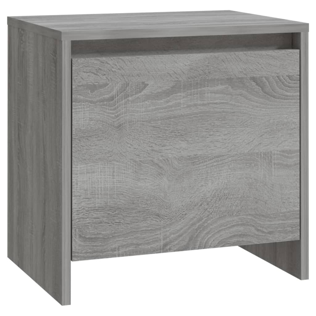 Table de chevet Sonoma gris 45x34x44,5 cm bois d'ingénierie - XIOS