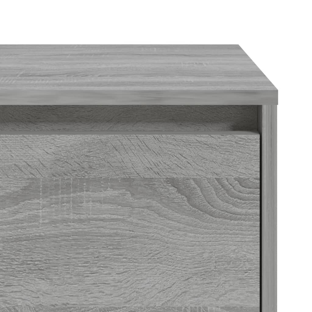 Tables de chevet 2 pcs Sonoma gris 45x34x44,5cm bois ingénierie - XIOS