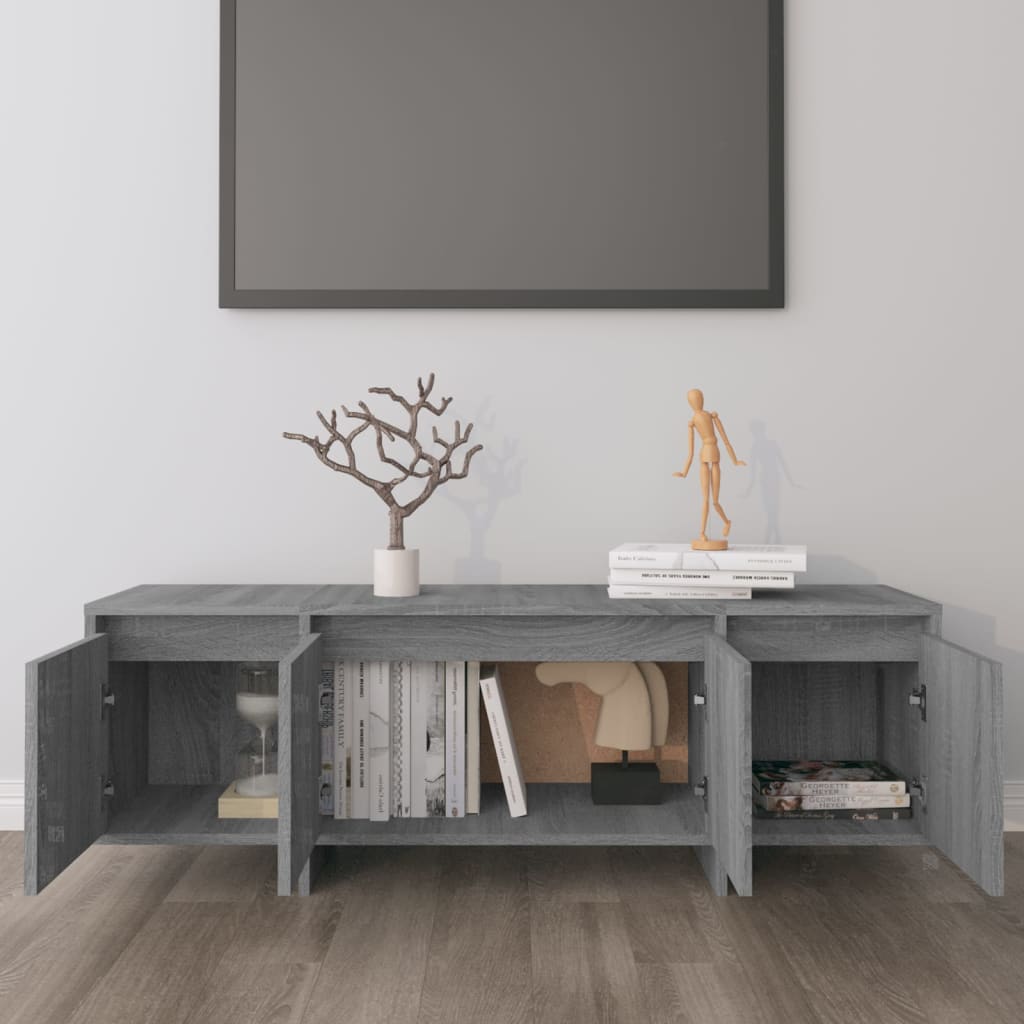 Meuble TV Sonoma gris 120x30x40,5 cm Bois d'ingénierie - XIOS