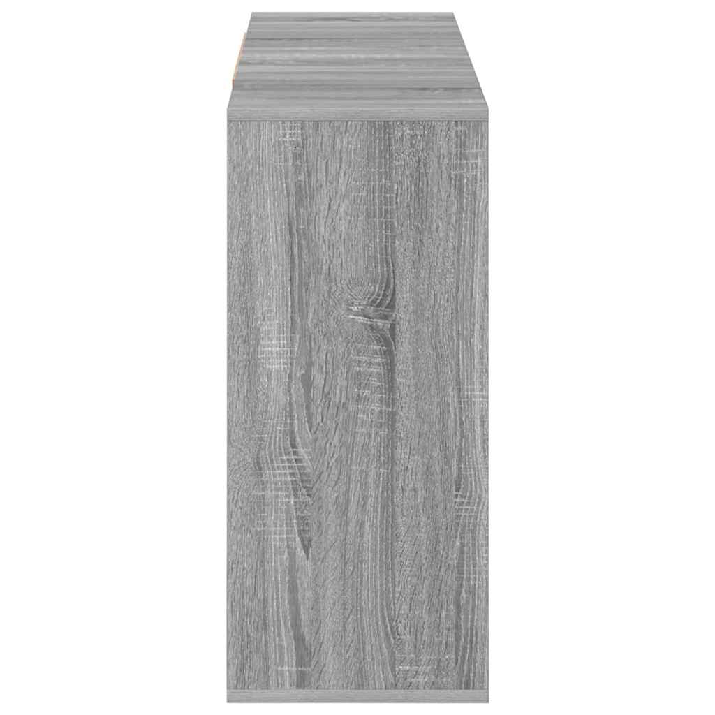 Buffet sonoma gris 120x30x75 cm bois d'ingénierie - XIOS