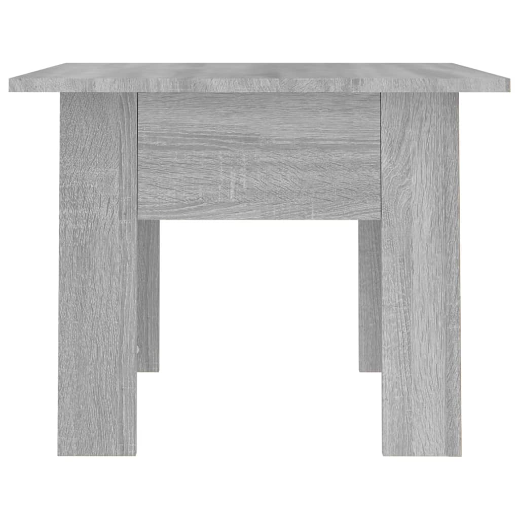 Table basse Sonoma gris 55x55x42 cm bois d'ingénierie - XIOS