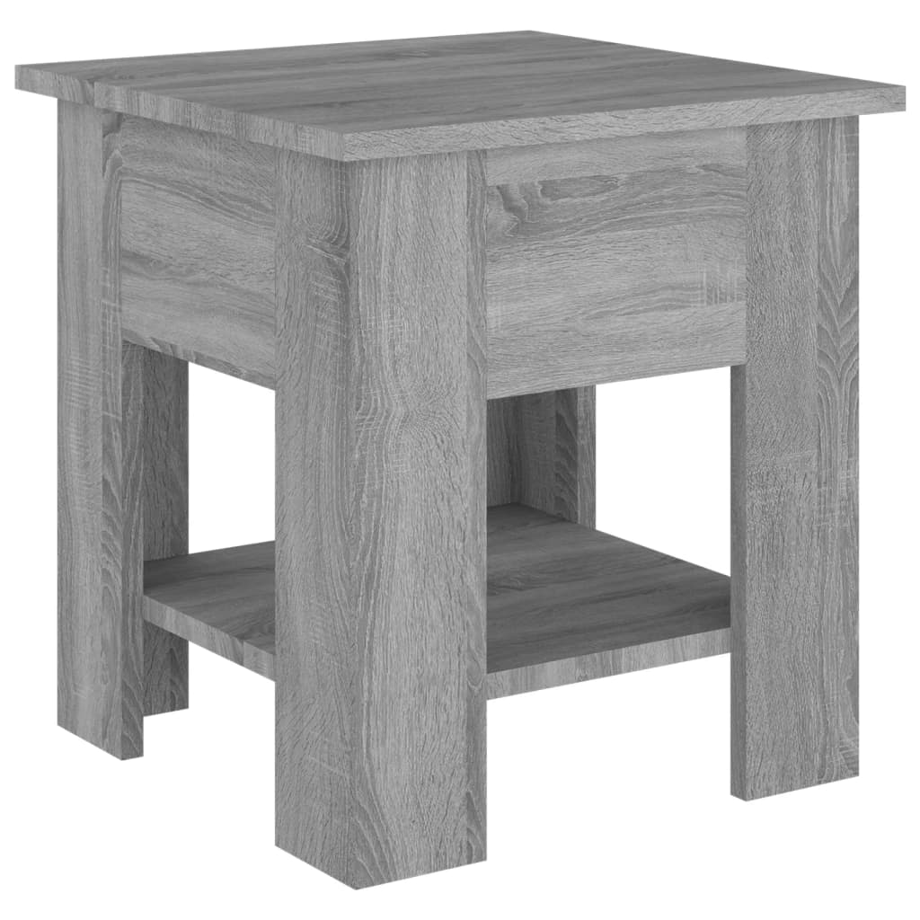 Table basse Sonoma gris 40x40x42 cm Bois d'ingénierie - XIOS