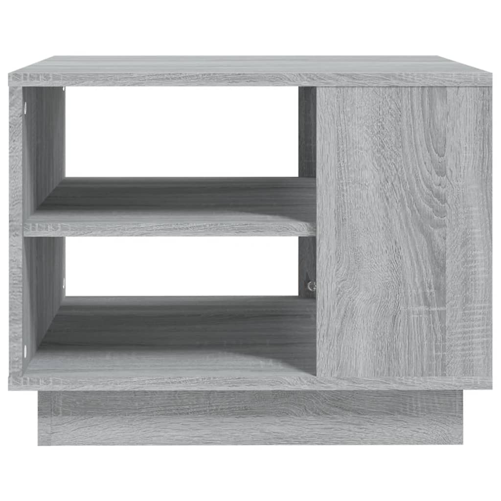 Table basse sonoma gris 55x55x43 cm bois d'ingénierie - XIOS