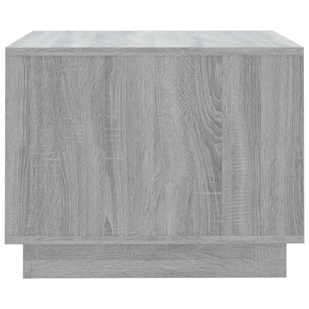 Table basse sonoma gris 55x55x43 cm bois d'ingénierie - XIOS