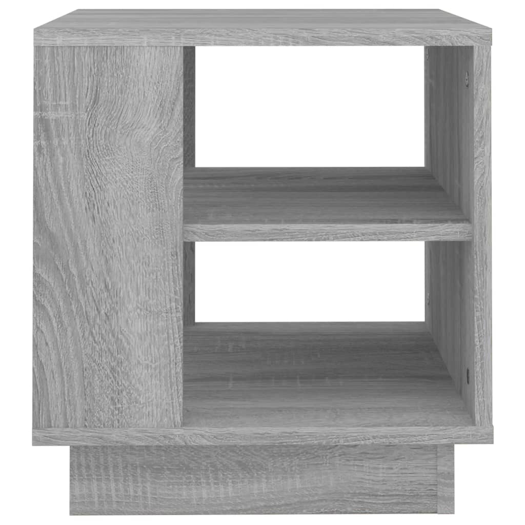 Table basse Sonoma gris 40x40x43 cm Bois d'ingénierie - XIOS