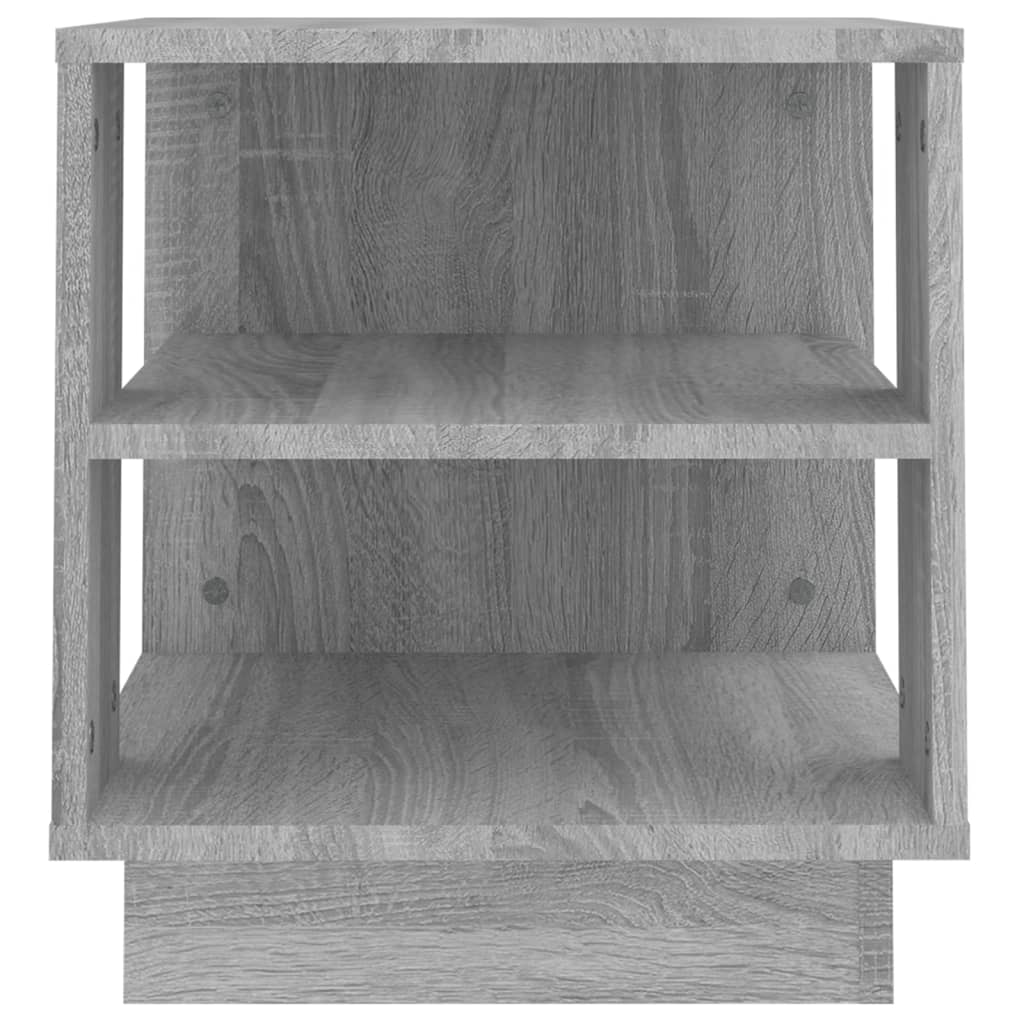 Table basse Sonoma gris 40x40x43 cm Bois d'ingénierie - XIOS