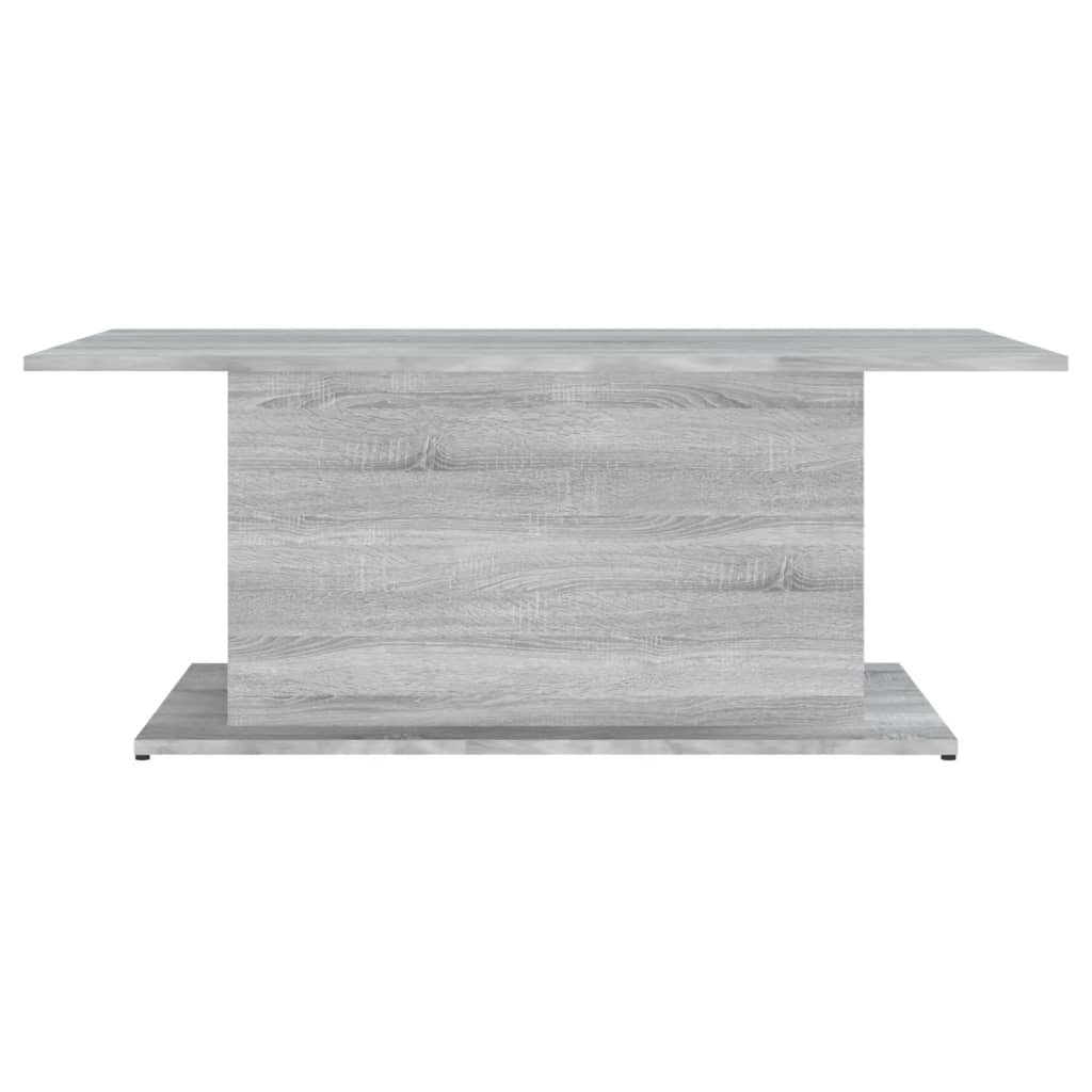 Table basse Sonoma gris 102x55,5x40 cm Bois d'ingénierie - XIOS