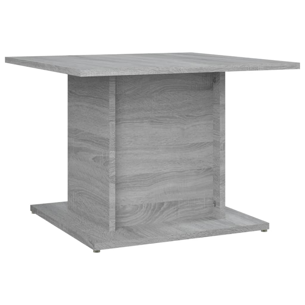 Table basse sonoma gris 55,5x55,5x40 cm bois d'ingénierie - XIOS