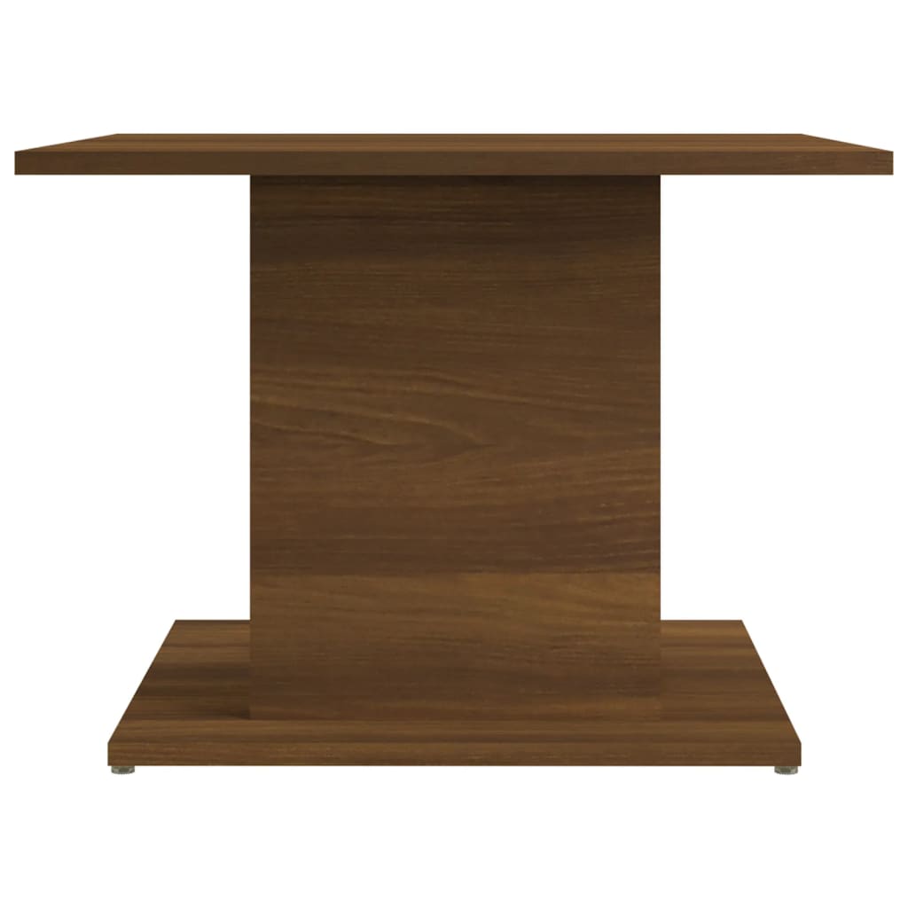 Table basse chêne marron 55,5x55,5x40 cm bois d'ingénierie - XIOS