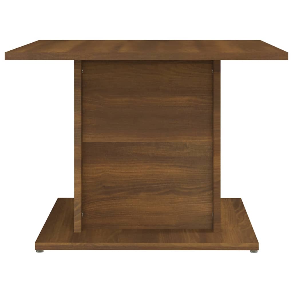 Table basse chêne marron 55,5x55,5x40 cm bois d'ingénierie - XIOS