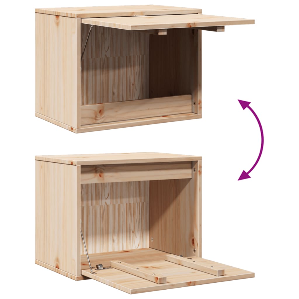 Armoire murale 45x30x35 cm Bois de pin massif - XIOS