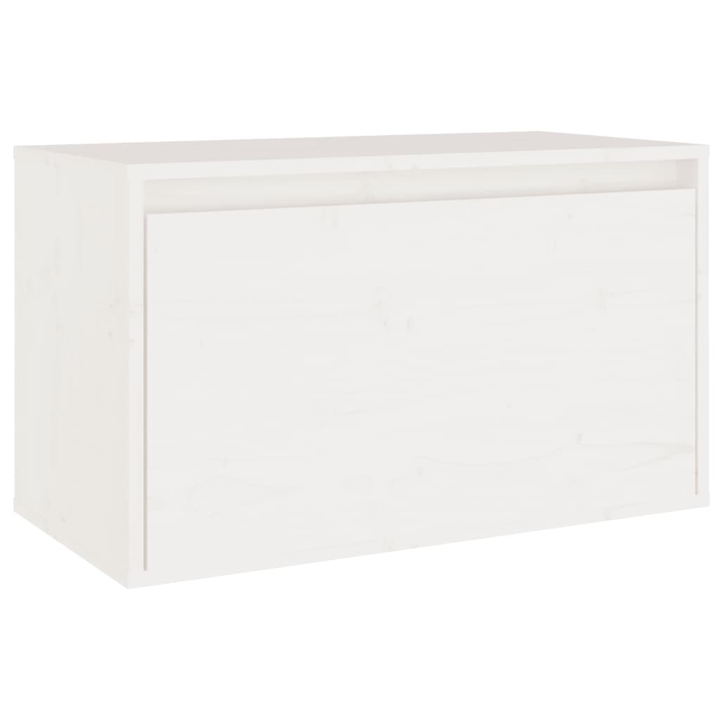 Armoire murale Blanc 60x30x35 cm Bois de pin massif - XIOS