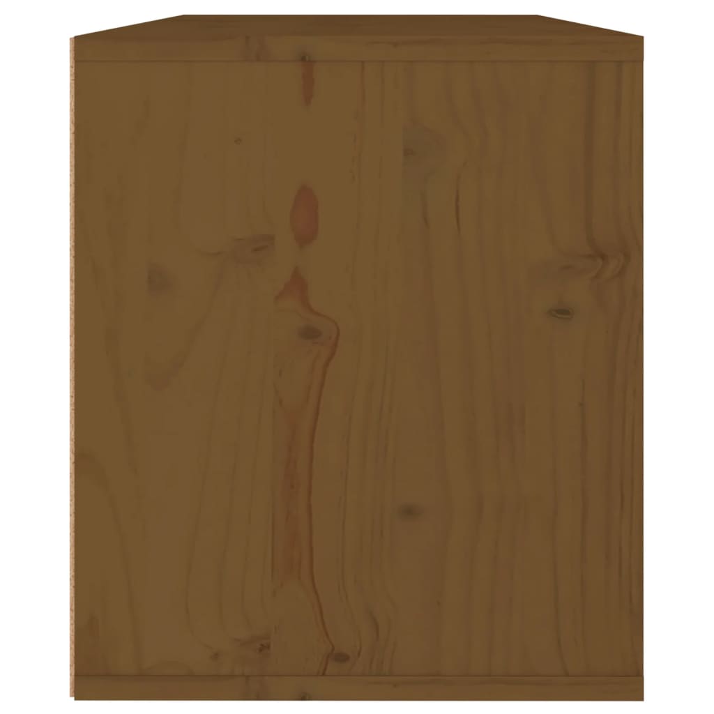 Armoire murale Marron miel 60x30x35 cm Bois de pin massif - XIOS