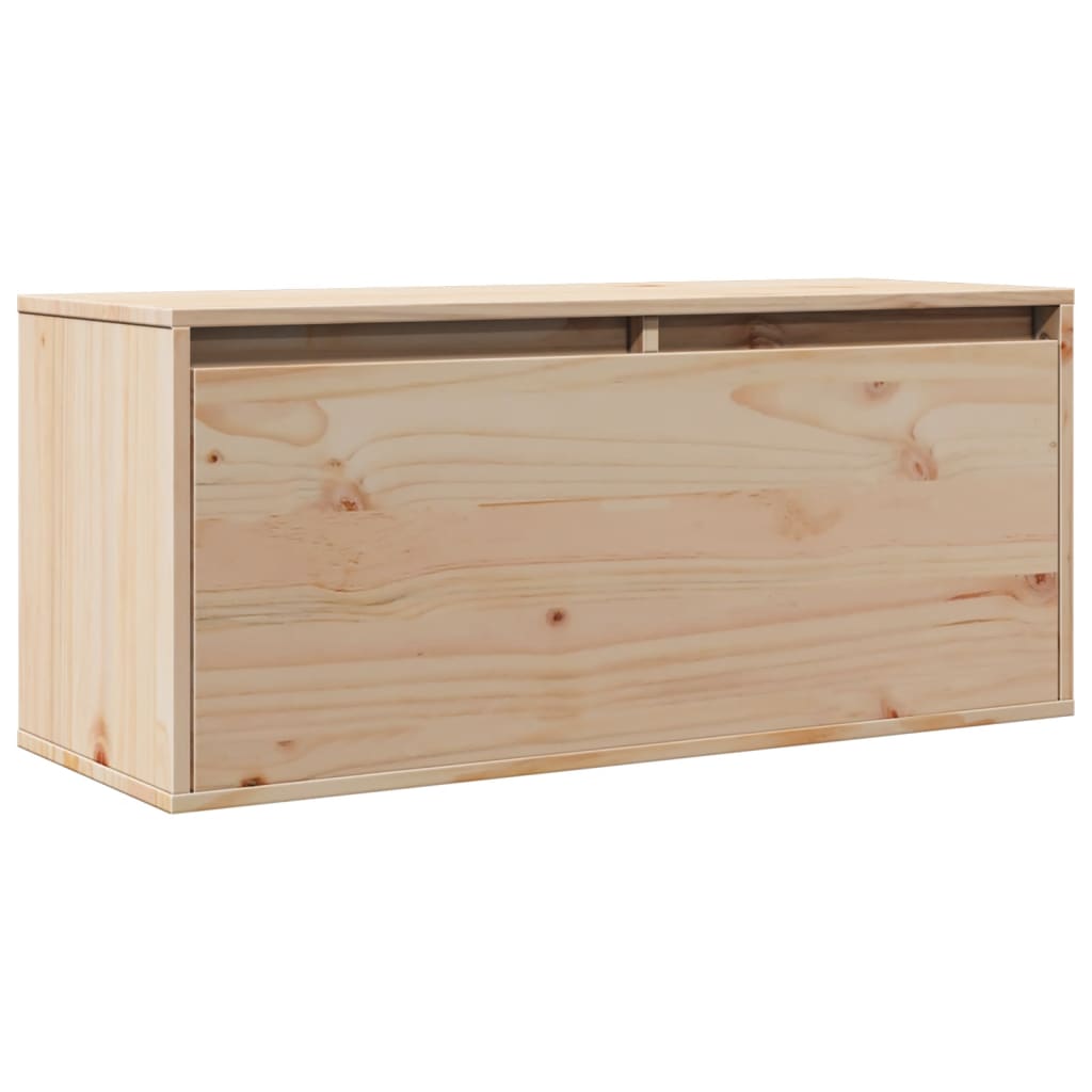 Armoire murale 80x30x35 cm Bois de pin massif - XIOS