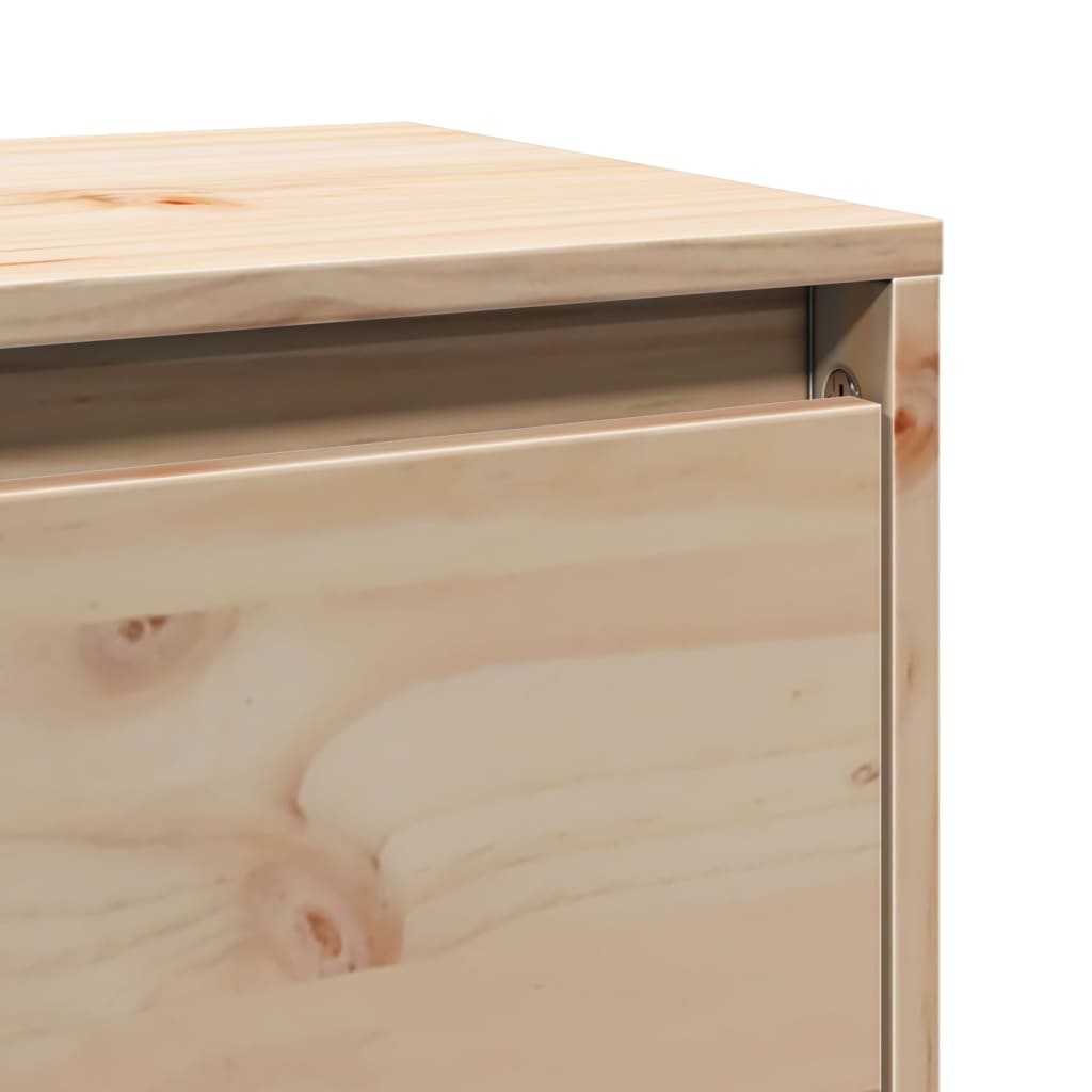 Armoires murales 2 pcs 80x30x35 cm Bois de pin massif - XIOS