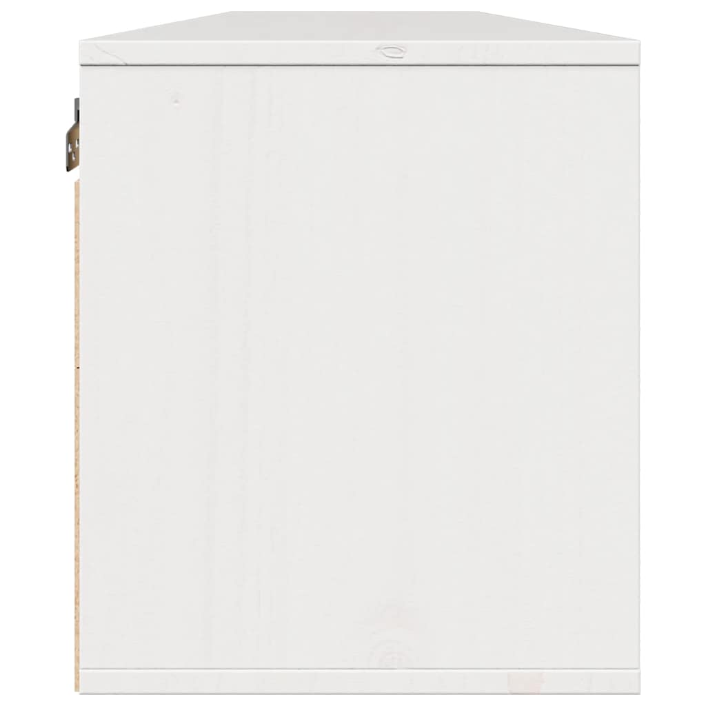 Armoires murales 2 pcs Blanc 80x30x35 cm Bois de pin massif - XIOS
