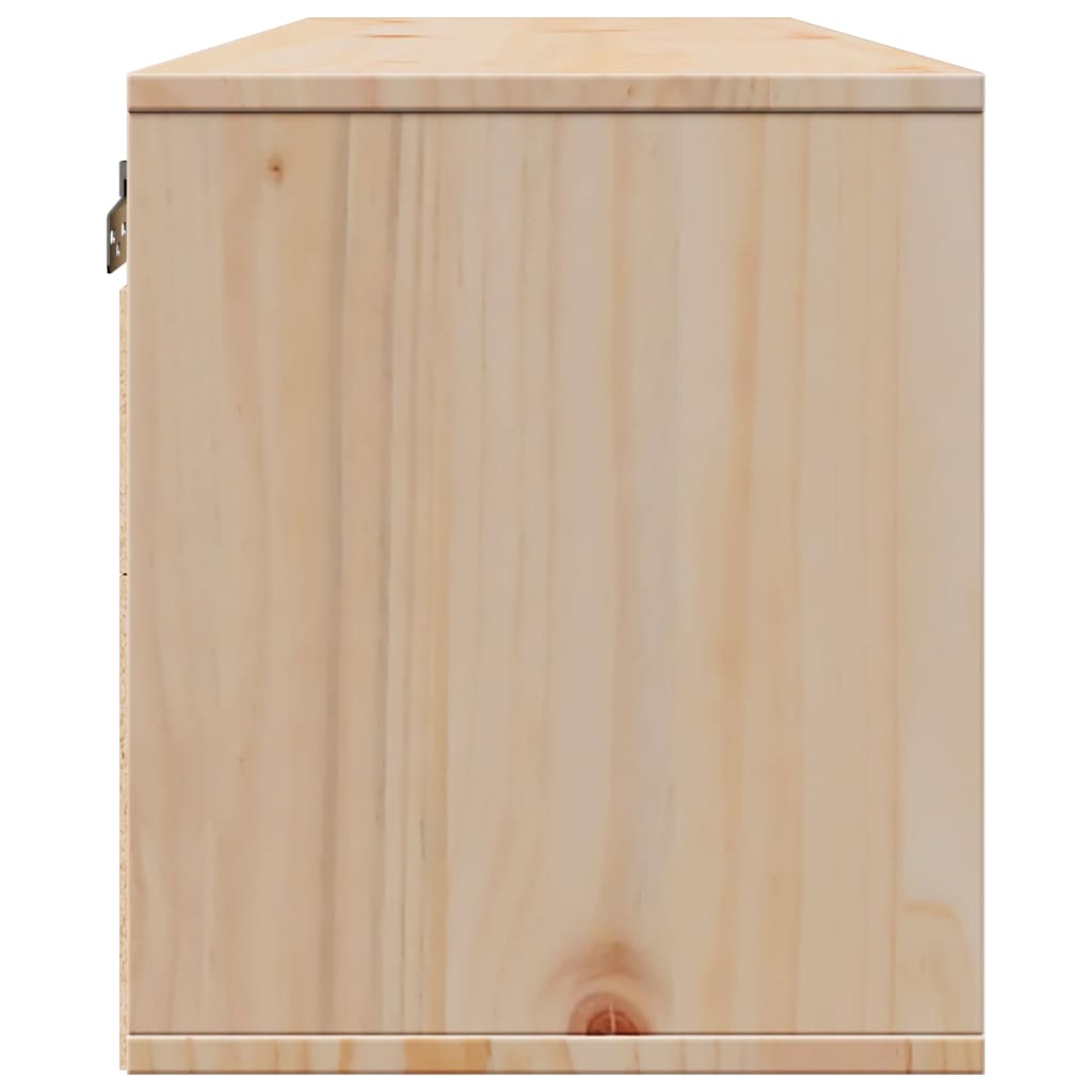Armoire murale 100x30x35 cm Bois de pin massif - XIOS