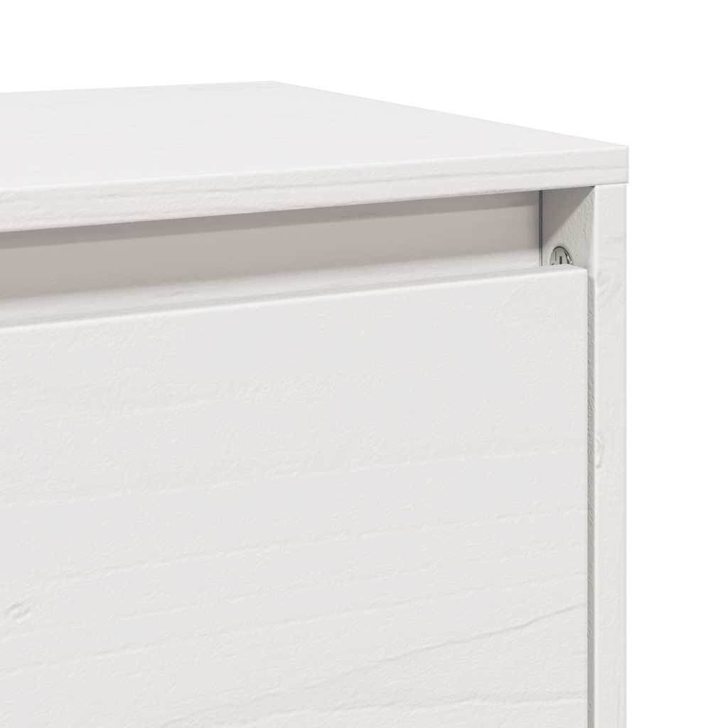 Armoire murale Blanc 100x30x35 cm Bois de pin massif - XIOS