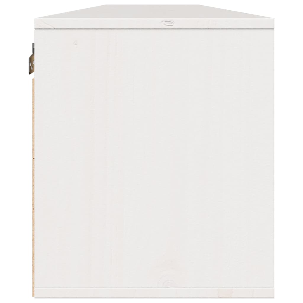 Armoires murales 2 pcs Blanc 100x30x35 cm Bois de pin massif - XIOS