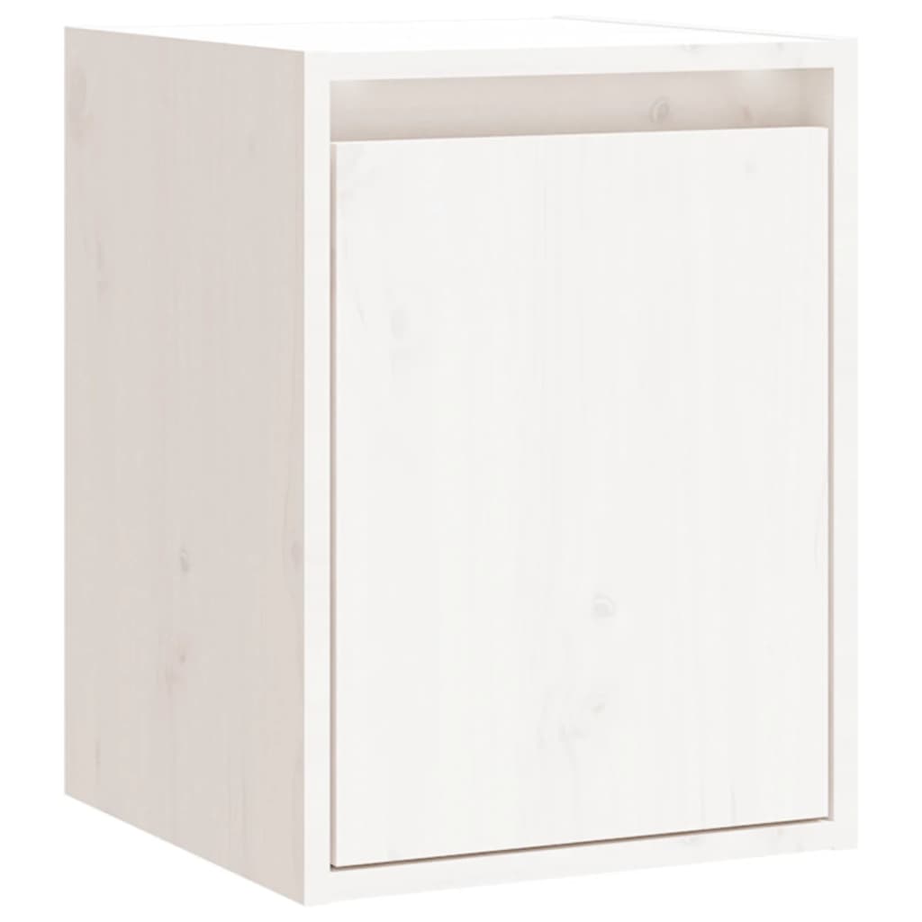 Armoire murale Blanc 30x30x40 cm Bois de pin massif - XIOS