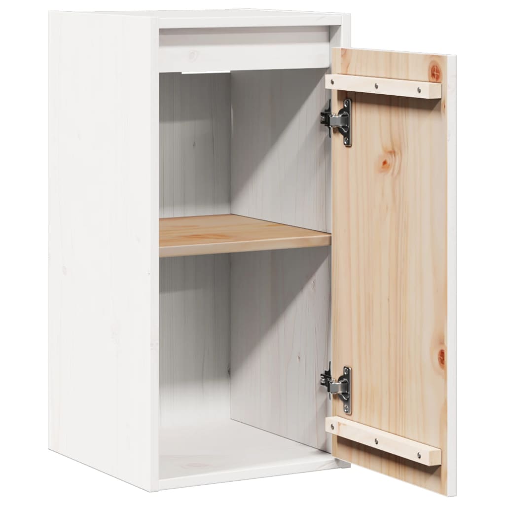 Armoire murale Blanc 30x30x60 cm Bois de pin massif - XIOS