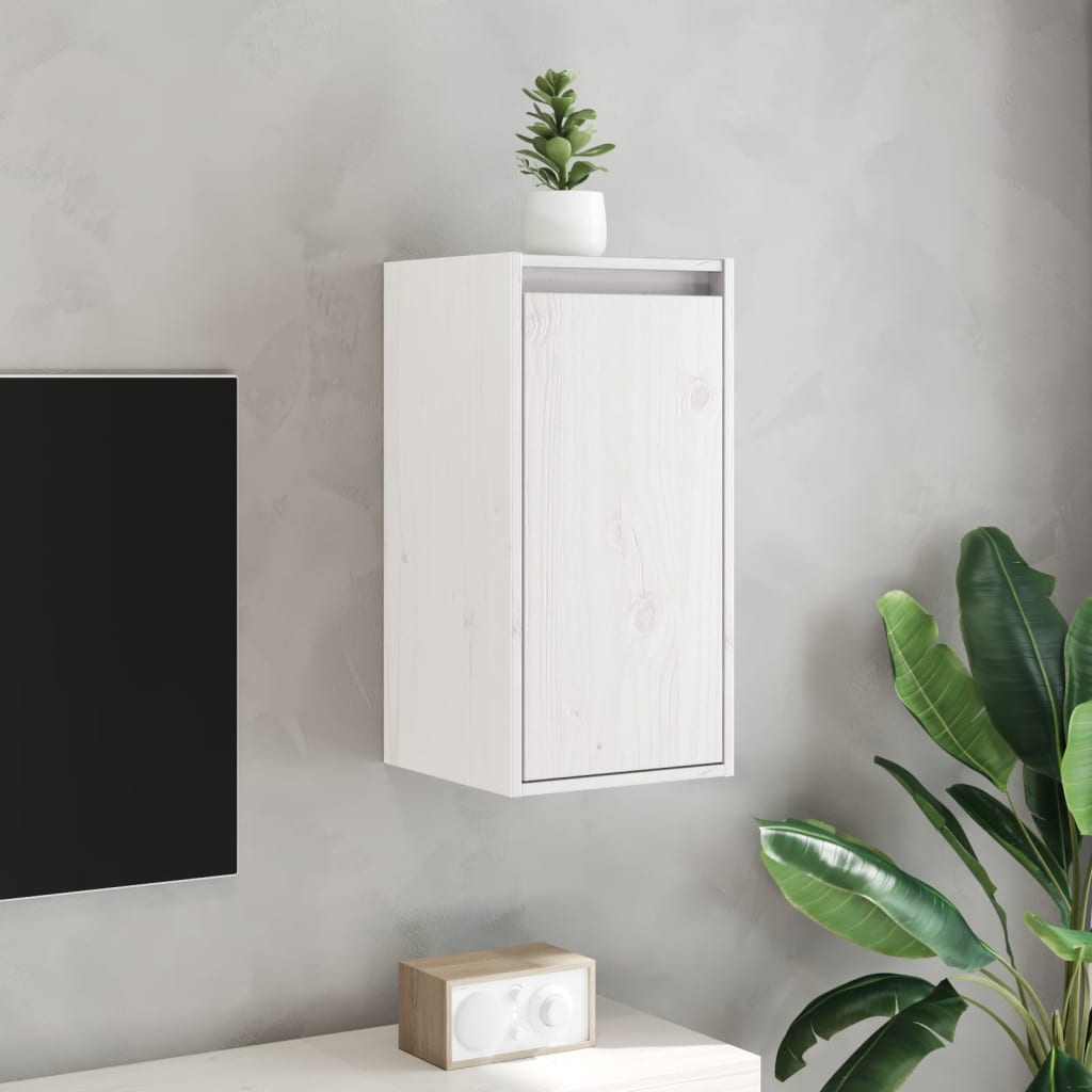 Armoire murale Blanc 30x30x60 cm Bois de pin massif - XIOS