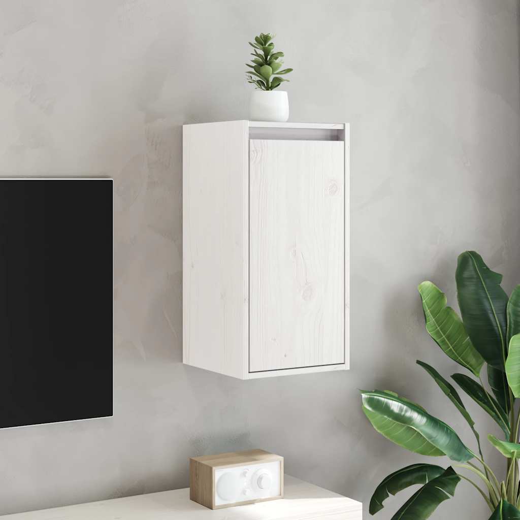 Armoires murales 2 pcs Blanc 30x30x60 cm Bois de pin massif - XIOS