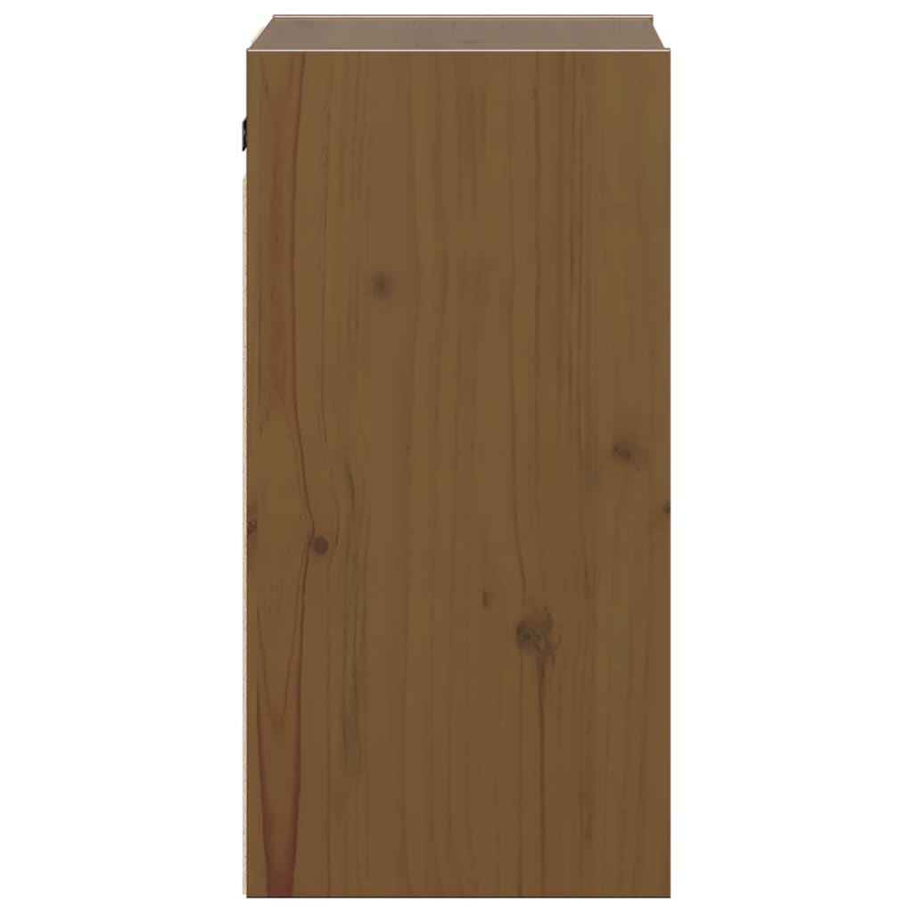 Armoire murale Marron miel 30x30x60 cm Bois de pin massif - XIOS