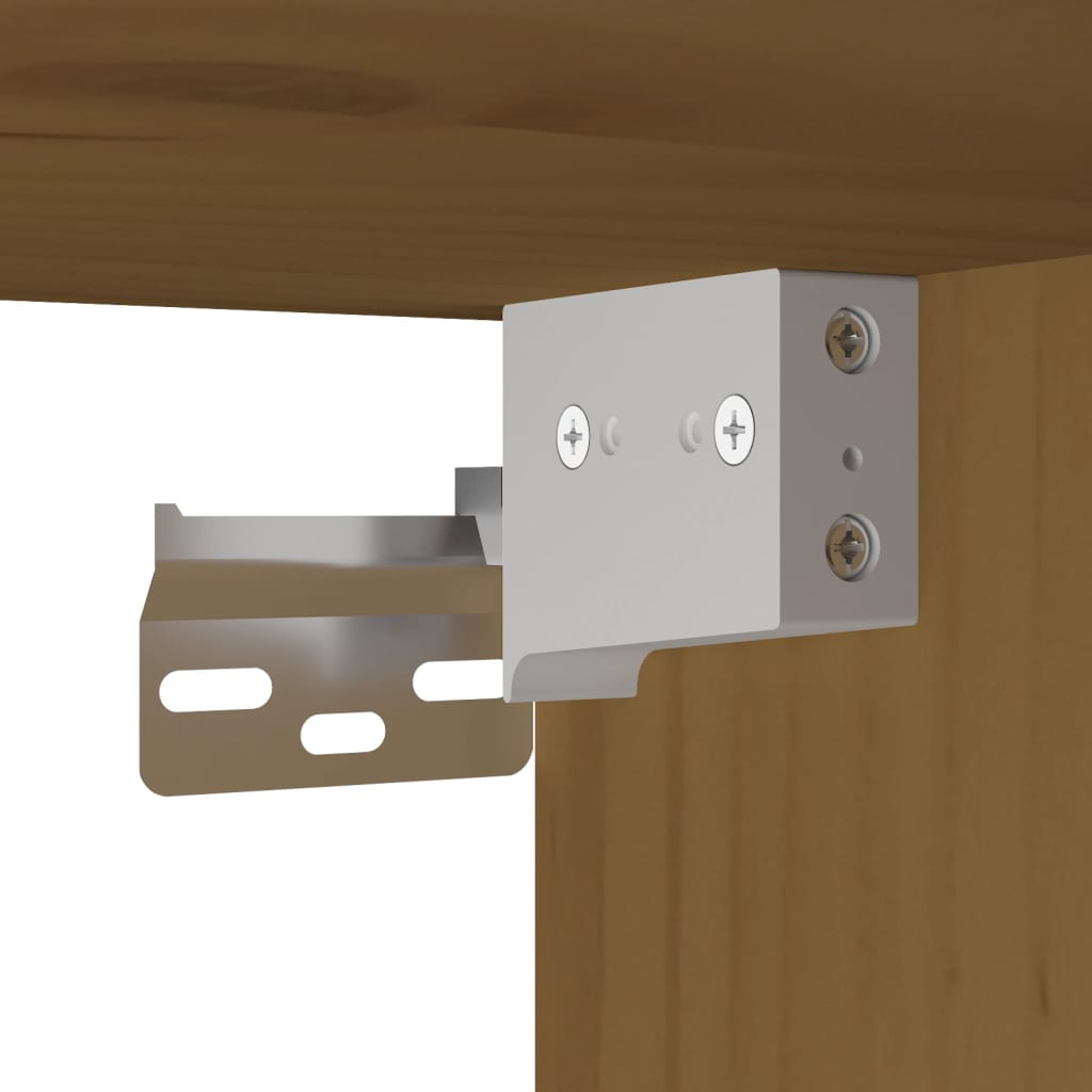 Armoire murale Marron miel 30x30x60 cm Bois de pin massif - XIOS