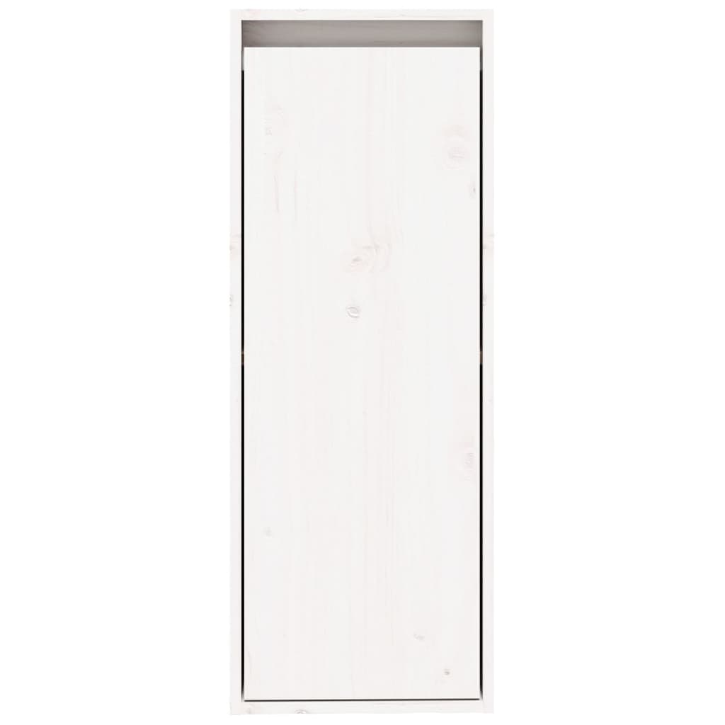 Armoire murale Blanc 30x30x80 cm Bois de pin massif - XIOS