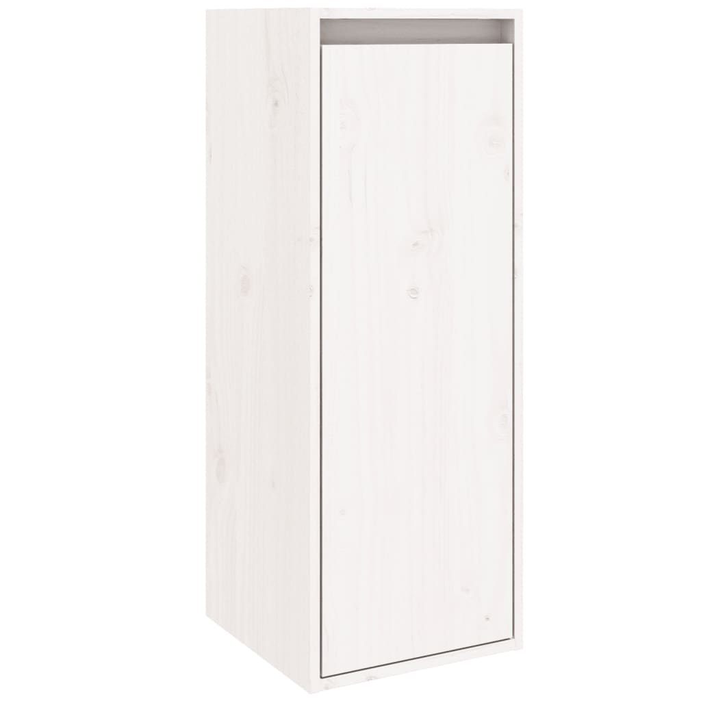 Armoires murales 2 pcs Blanc 30x30x80 cm Bois de pin massif - XIOS