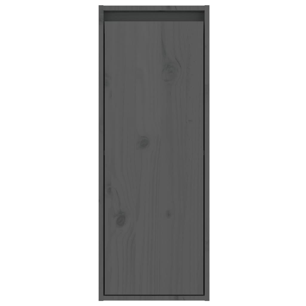 Armoire murale Gris 30x30x80 cm Bois de pin massif - XIOS