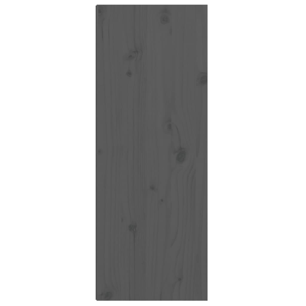 Armoire murale Gris 30x30x80 cm Bois de pin massif - XIOS