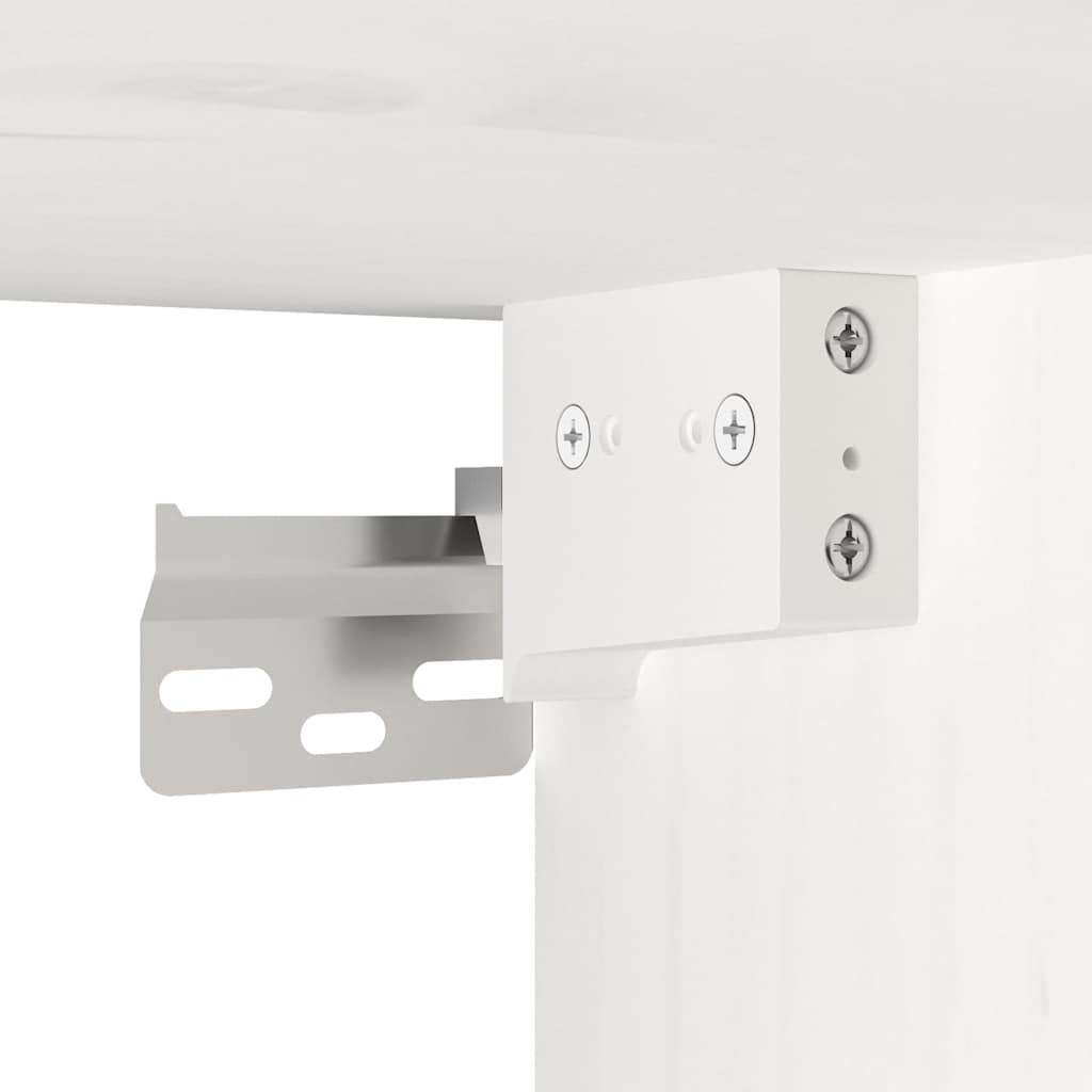 Armoire murale Blanc 30x30x100 cm Bois de pin massif - XIOS