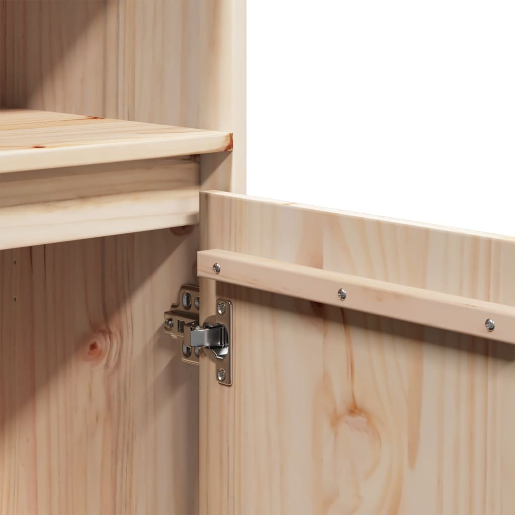 Buffet haut 37x34x110 cm Bois massif de pin - XIOS