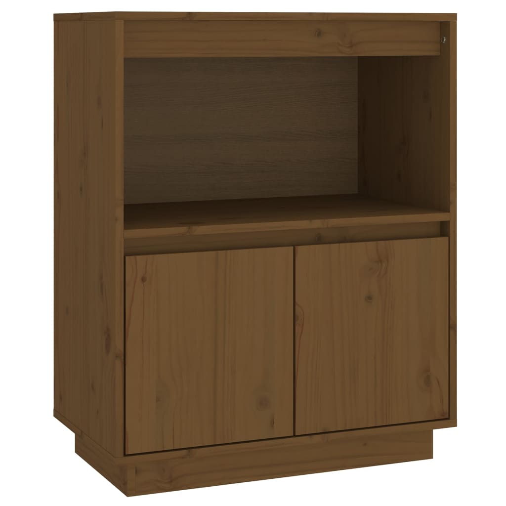 Buffet Marron miel 60x34x75 cm Bois massif de pin - XIOS