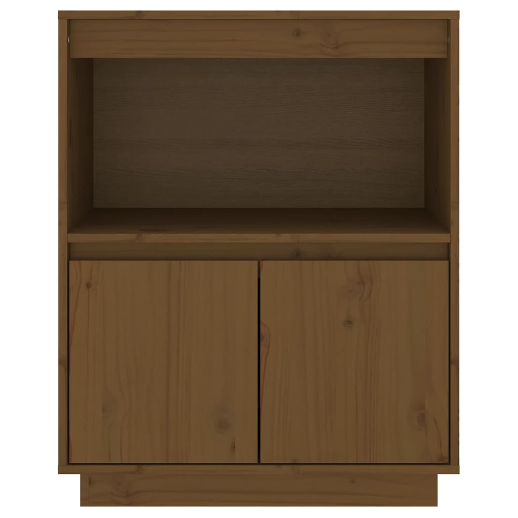 Buffet Marron miel 60x34x75 cm Bois massif de pin - XIOS