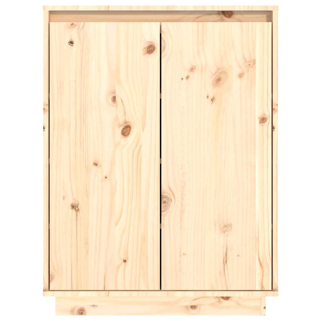 Armoire à chaussures 60x35x80 cm Bois de pin massif - XIOS