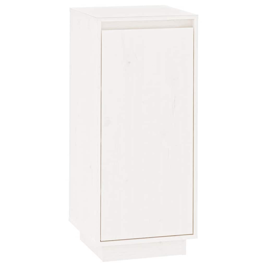 Armoire à chaussures Blanc 35x35x80 cm Bois de pin massif - XIOS