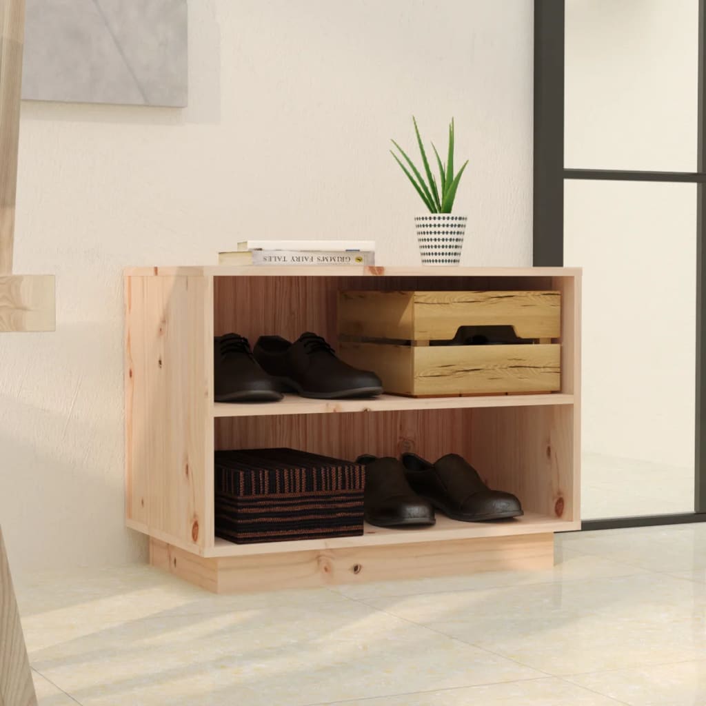 Armoire à chaussures 60x34x45 cm Bois de pin massif - XIOS