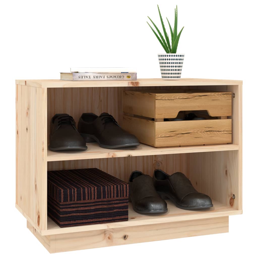 Armoire à chaussures 60x34x45 cm Bois de pin massif - XIOS