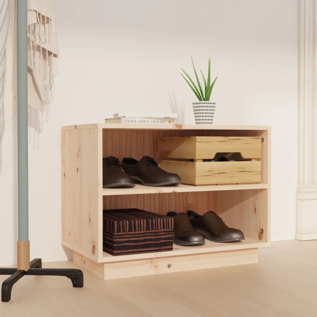 Armoire à chaussures 60x34x45 cm Bois de pin massif - XIOS