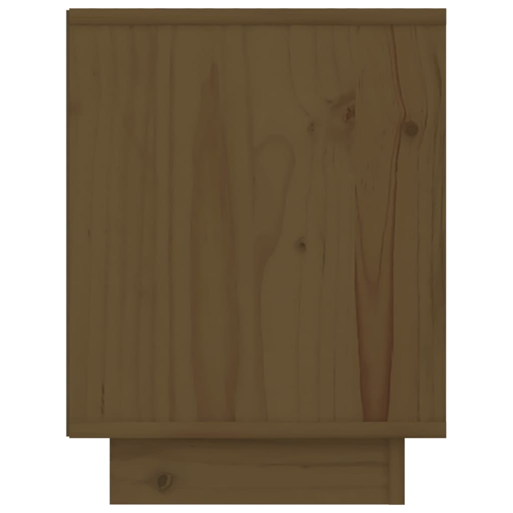 Table de chevet Marron miel 40x30x40 cm Bois de pin solide - XIOS