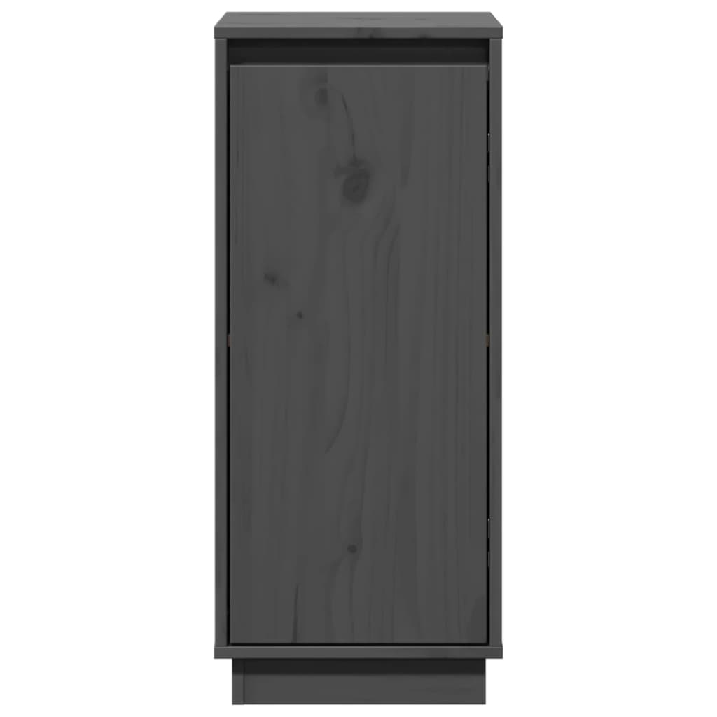 Buffets 2 pcs Gris 31,5x34x75 cm Bois massif de pin - XIOS