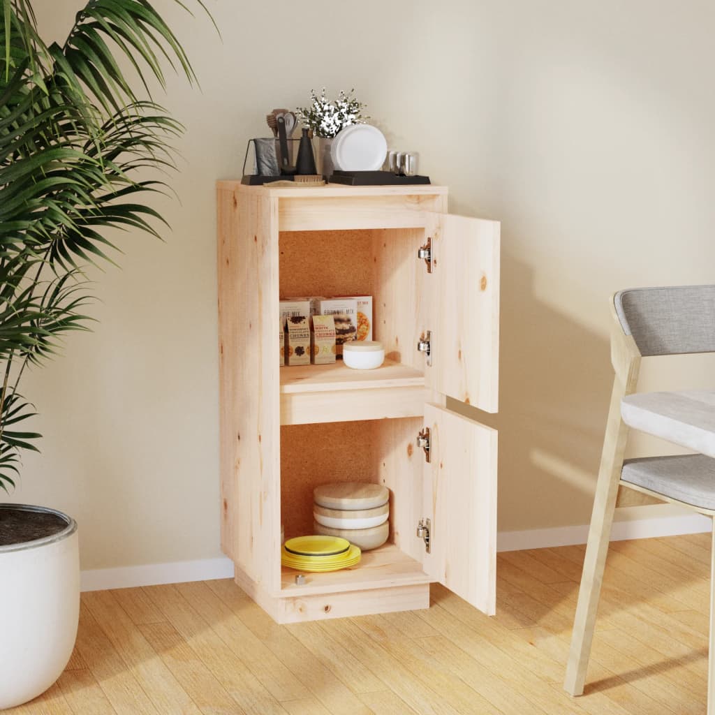Buffet 31,5x34x75 cm Bois massif de pin - XIOS