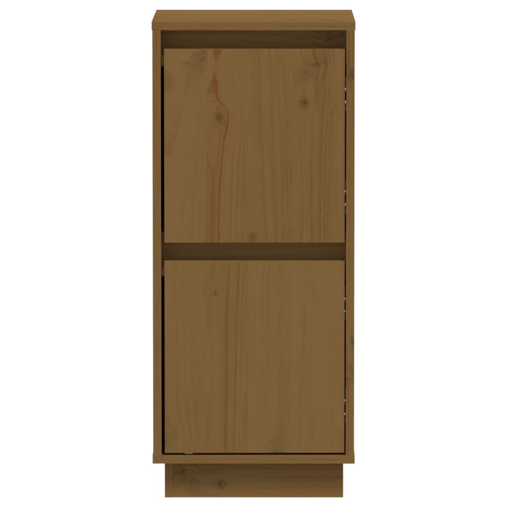 Buffets 2 pcs Marron miel 31,5x34x75 cm Bois massif de pin - XIOS