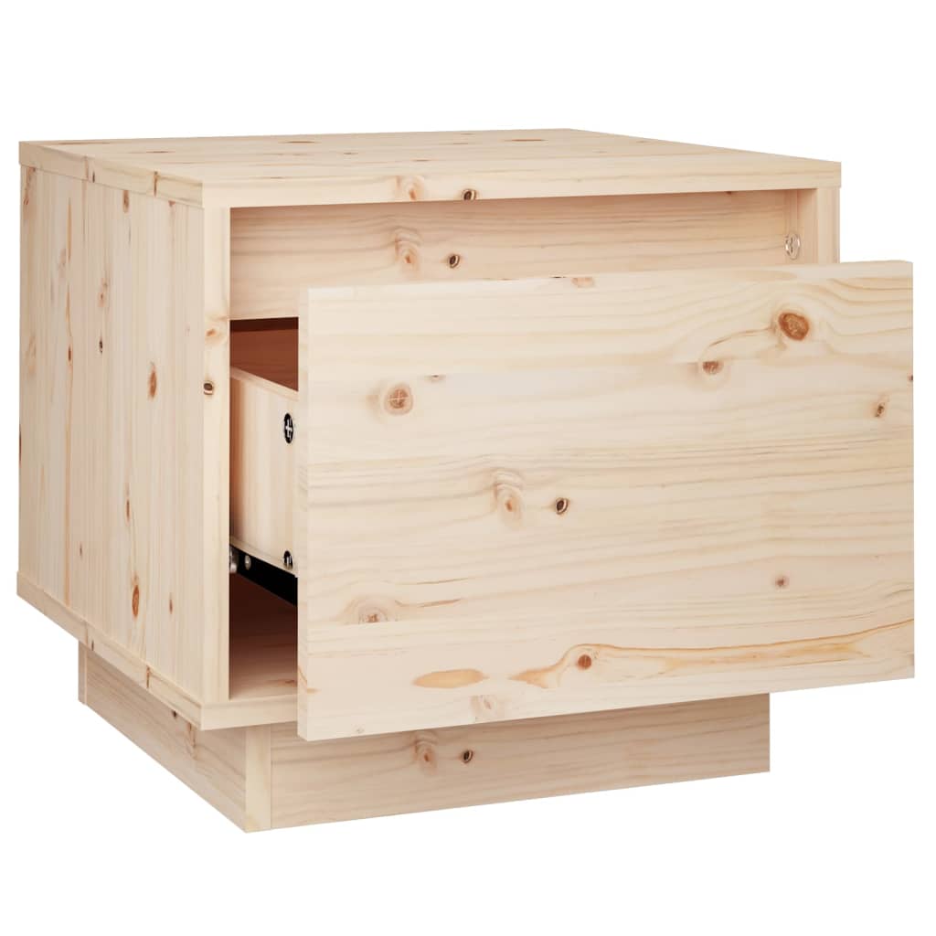 Tables de chevet 2 pcs 35x34x32 cm Bois de pin solide - XIOS